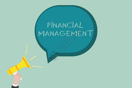 文字书写文本财务管理以高效和有效的方式管理资金和资背景图片