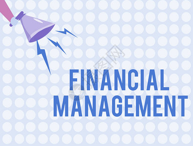 文字书写文本财务管理以高效和有效的方式管理资金和资背景图片