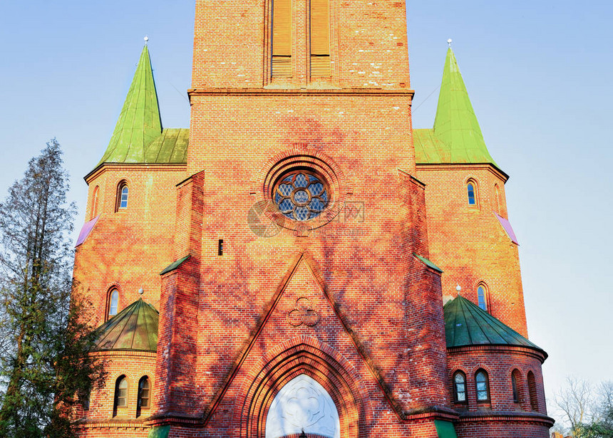 西拉脱维亚库尔泽梅的库尔迪加圣安妮教堂图片