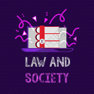 手写文本法律与社会概念意义解决法律与社会之背景图片