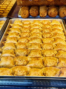 Baklava是阿拉伯传统甜点图片