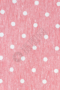 Polka点的粉色布料圆形织物纹理天然图片