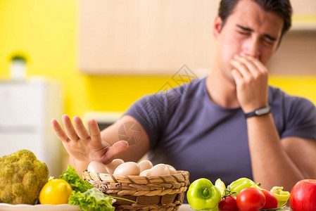 在饮食和健康饮食概念方图片