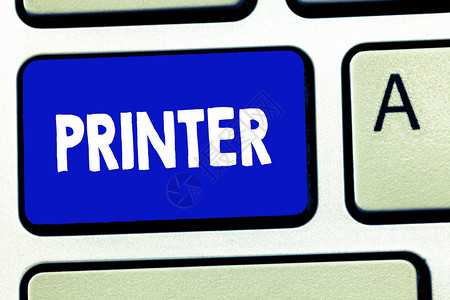 显示打印机的书写笔记商业照片展示设备用于打印在计算机办公设备图片