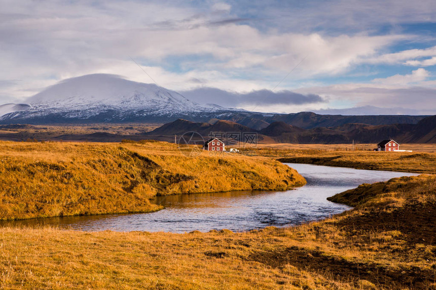 冰岛地貌景色的奇妙景象景色图片