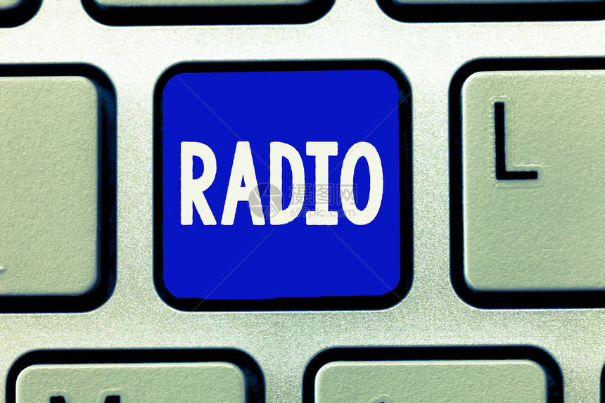 显示收音机的书写笔记展示传输接收电磁波携带声音信图片