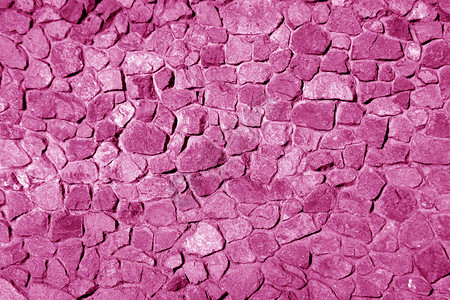 粉红色的老砖墙表面图片