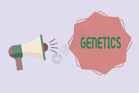 显示遗传学的概念手写遗传与遗传特征变异的商业图片