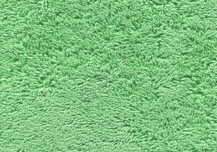 绿色织物毛巾背景绿色毛巾质地图片