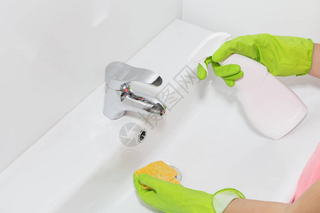 清洁水龙头清洁产品房子的清洁度图片