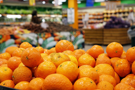 商店里的橘子水果贸易图片