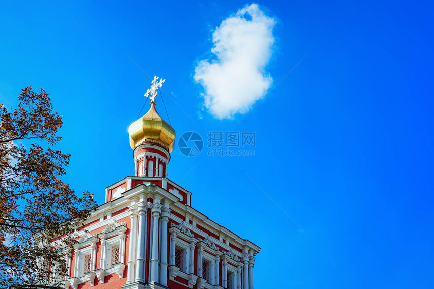 俄罗斯莫科Novodevichy修道院Uspensk图片