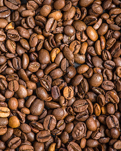 阿拉比卡咖啡和罗布斯塔混合咖啡图片