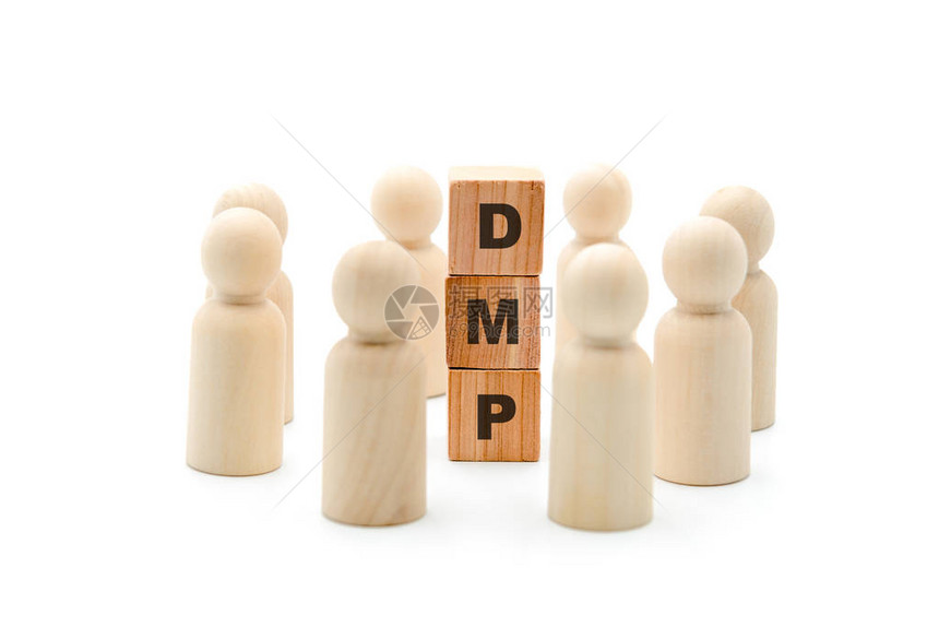 作为商业团队的Wooden数字环绕围缩略词DMP数据管理平台的商业团队图片