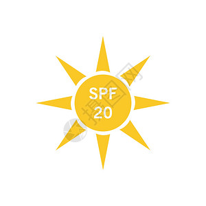 紫外辐射太阳防护SPF20个白图片