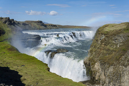 冰岛的瀑布PowerfullGu图片