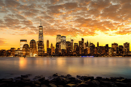 纽约市的城市景观图片