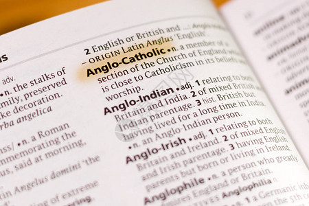 字典中的英语天主教词句用标图片