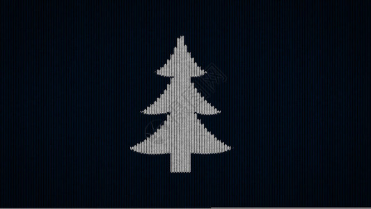 圣诞贺卡快乐圣诞树和冬季毛衣风图片