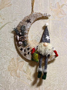 手工制作的圣诞玩具装饰图片