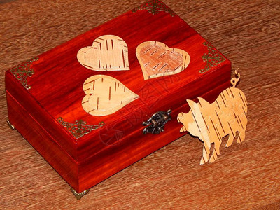 手工红木首饰盒图片