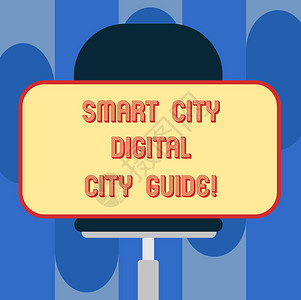 手写文本智能城市数字城市指南概念意义连接技术现代城市空白矩形状贴纸水图片