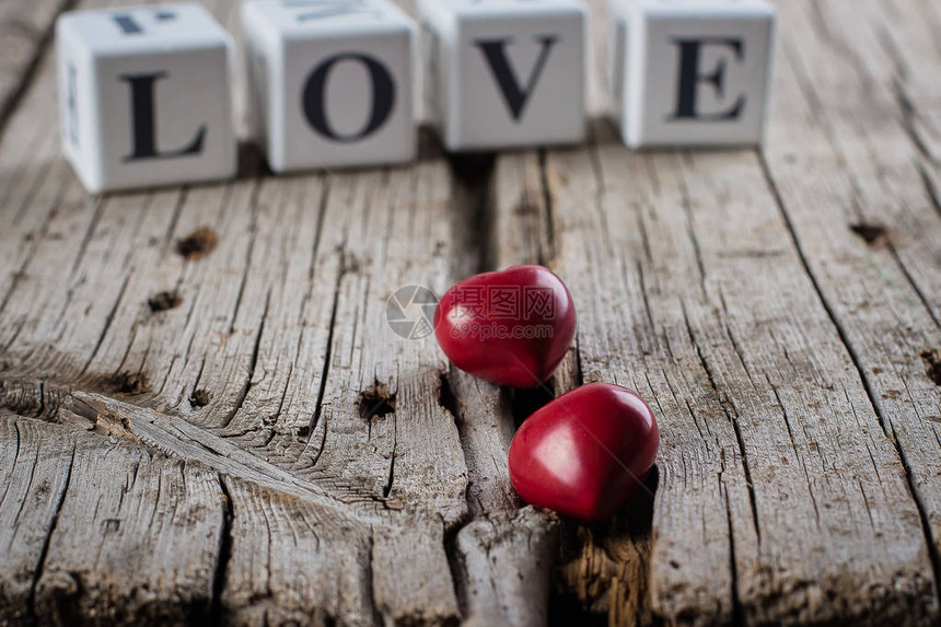 情人节日卡概念创意思想爱情信息图片