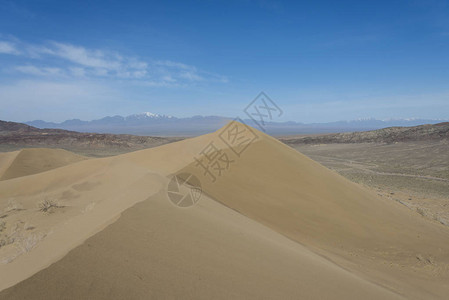 白天的沙漠景观图片
