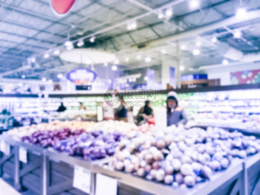 在美国得克萨斯的亚洲超市购买新鲜产品水果蔬菜等活动顾客时图片