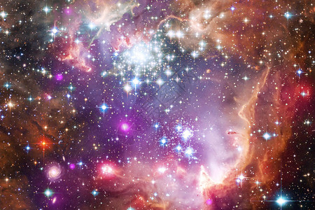 银河系星场星云深空恒星群科幻小说艺术美国航天局提供的这背景图片