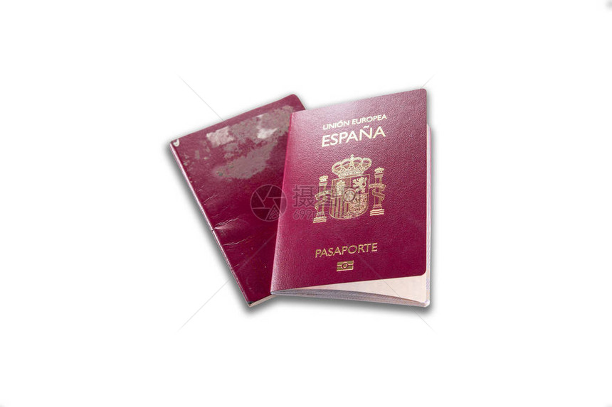 旧的西班牙护照上的新西语护照已过期
