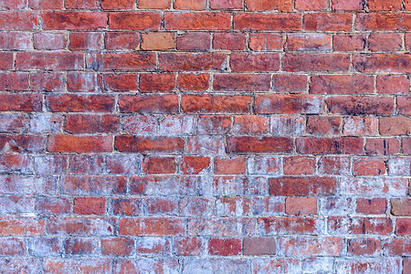 红色旧砖墙纹理背景图片