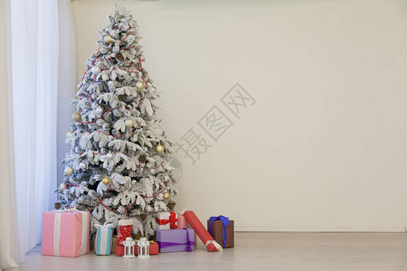 圣诞树Garland明灯礼物节白宫图片