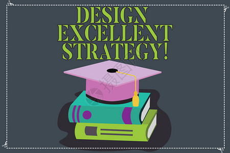 显示设计优秀管理的书写笔记商业照片展示使创新和创造有效的产品彩色毕业帽与书籍流苏背景图片