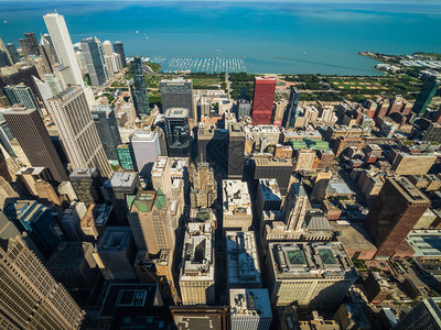 芝加哥市中心摩天大图片