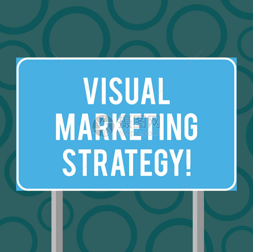 展示将营销信息连接到图像中的商业照片空白户外彩色路标照片图片