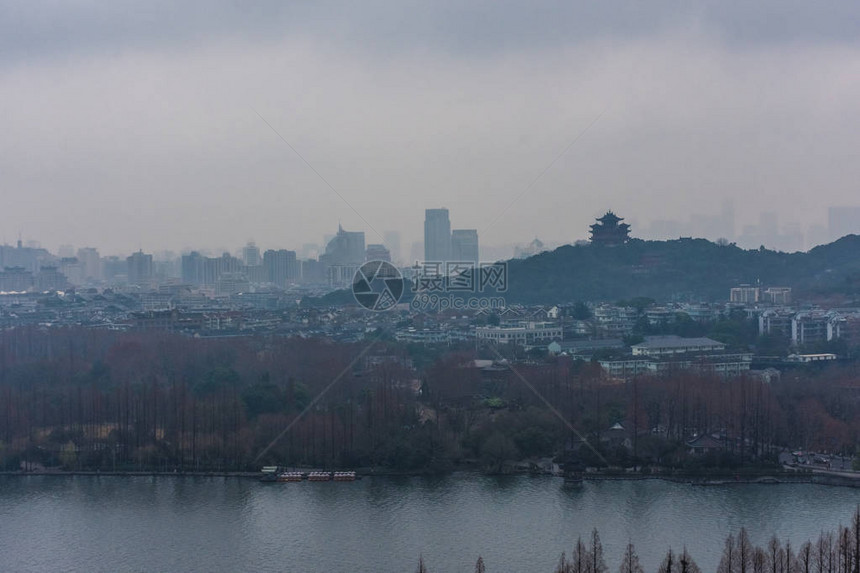 杭州Leifeng塔西湖风景图片