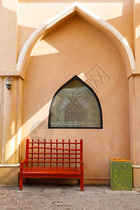 卡塔尔国多哈走廊伊斯兰设计的窗户图片