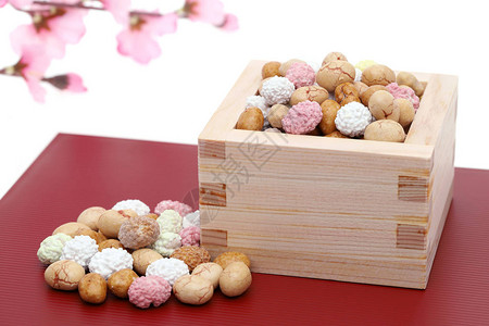 日本传统活动大豆零食用于年度活动Se图片
