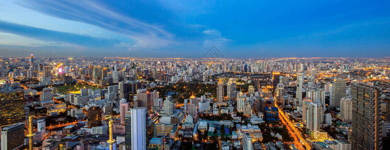 曼谷市公园和建筑泰国曼谷图片