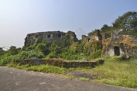 印度孟买的锡永岗堡图片