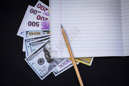 学费或金融与教育概念的购买规划费背景图片