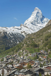 瑞士马特宏峰和采尔马图片