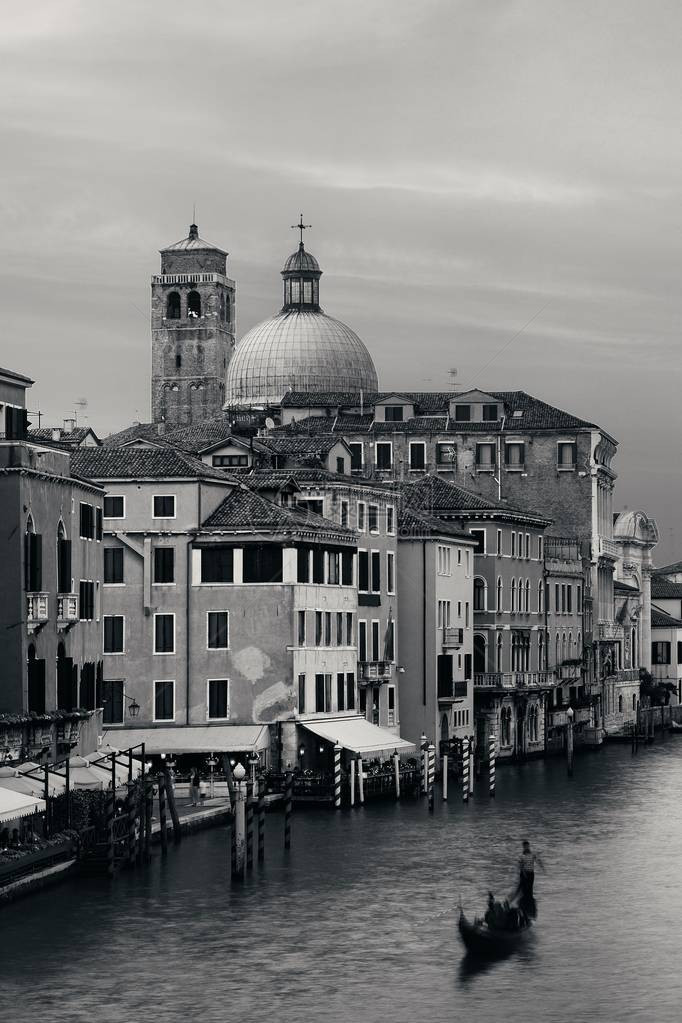 威尼斯大运河风景与历史图片