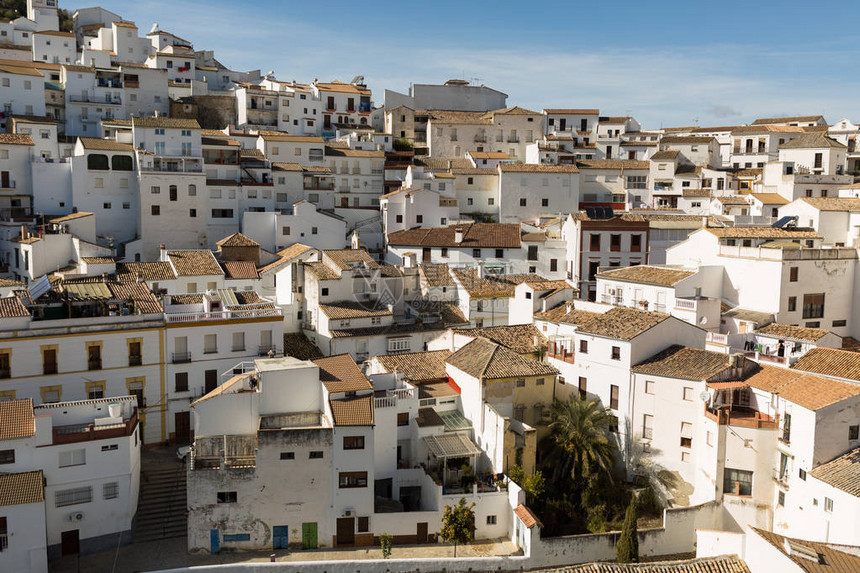 西班牙安达卢西亚卡迪兹村SetenildelasB图片