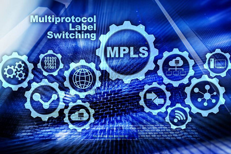 MPLS多程序化标签切换在虚拟屏幕上运行图片