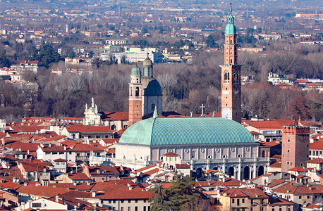 维琴扎市最著名的宫殿意大利的帕拉迪高清图片