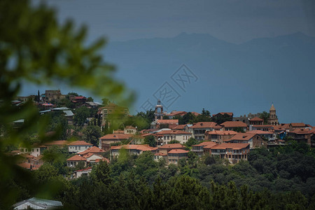 格鲁吉亚Kakheti地区西格纳吉全景观图片