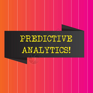 显示预测分析的概念手写商业照片展示预测能分析统图片