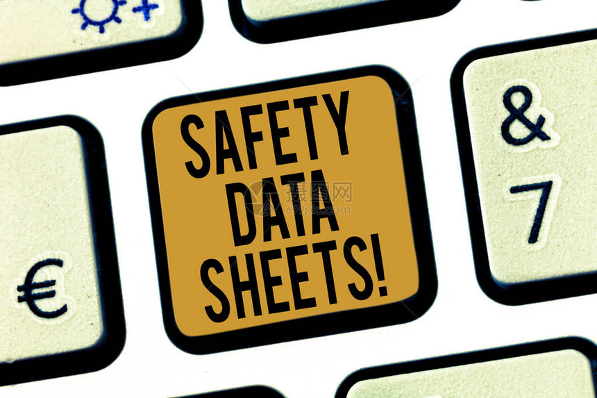 手写文本安全数据表概念意义文件列出了与职业安全有关的信息键盘意图创建计算机消图片